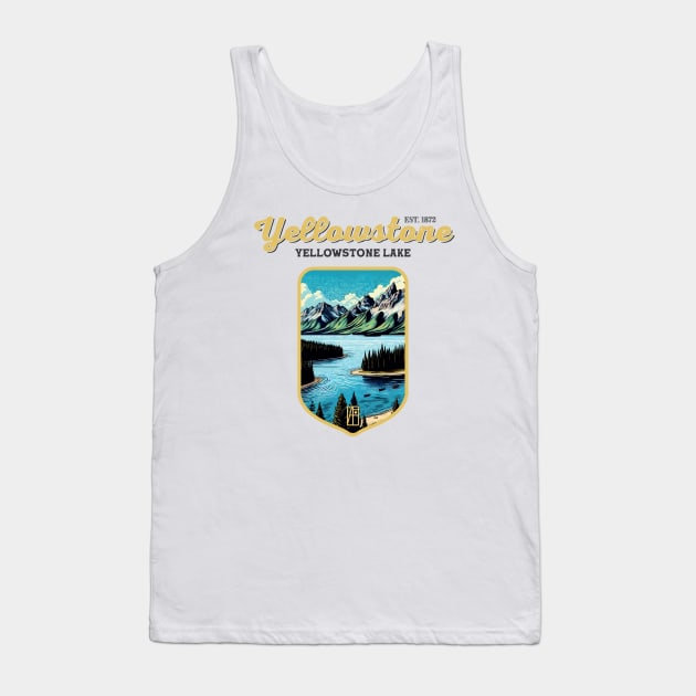 USA - NATIONAL PARK - YELLOWSTONE - Yellowstone Lake - 8 Tank Top by ArtProjectShop